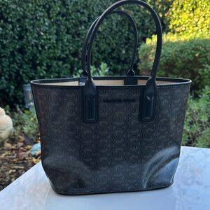 Michael Kors Samll Jodie  Black Monogram Tote